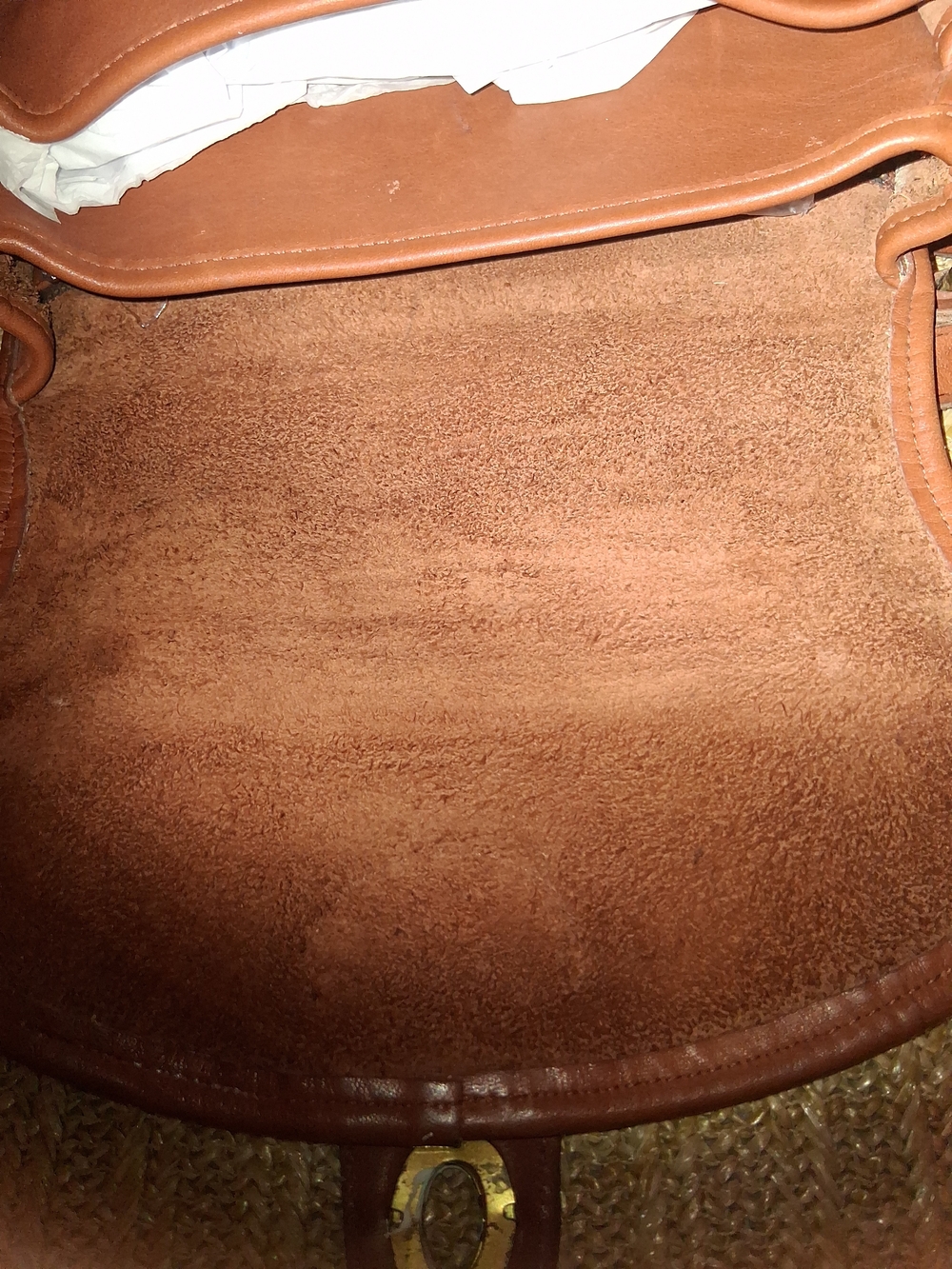 Coach Blast From The Past So Cute Brown Leather Turn-Lock Crossbody Bag ( USA) - Picture 8 of 13